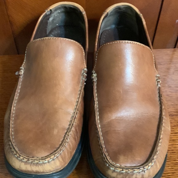 Cole Han Mens Loafers  Tan Leather - Picture 2 of 4